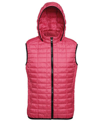 2786 Honeycomb Hooded Gilet - Red