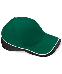 Beechfield Teamwear Competition Cap - Bottle/Black/White