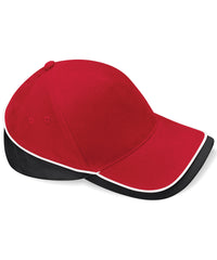 Beechfield Teamwear Competition Cap - ClassicRed/Black