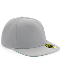 Beechfield Original Flat Peak Snapback - Grey/Grey