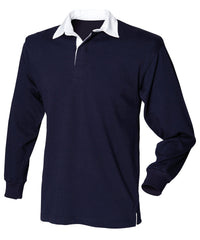 Front Row Long Sleeve Original Rugby Shirt - Navy*