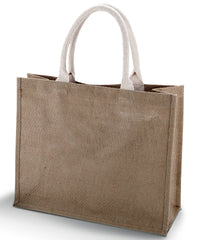Kimood Jute Beach Bag. - Cappuccino