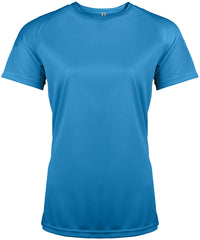 Karibanproact Ladies' Short-sleeved Sports T-shirt - Aqua Blue