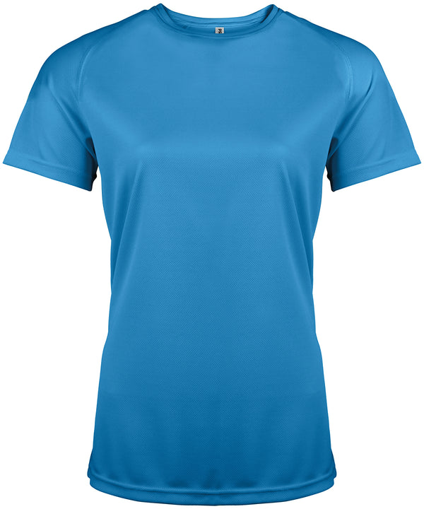 Karibanproact Ladies' Short-sleeved Sports T-shirt - Aqua Blue