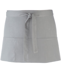 Premier Colours 3-pocket Apron - Silver