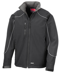 Result Hooded Softshell Jacket - Black