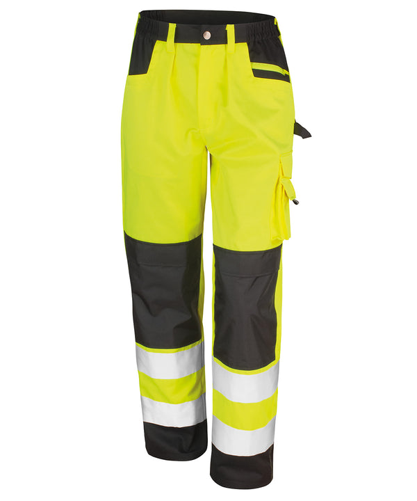 Result Safety Cargo Trousers - Yellow