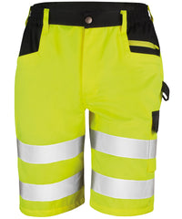 Result Safety Cargo Shorts - Yellow
