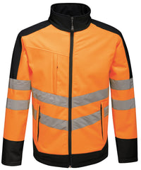 Regatta High-vis Pro Softshell - Orange/Navy