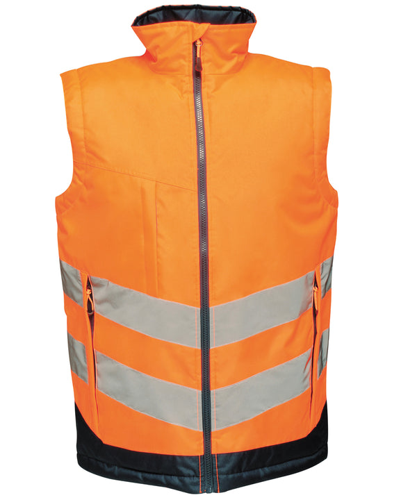 Regatta High-vis Pro Bodywarmer - Orange/Navy