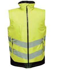 Regatta High-vis Pro Bodywarmer - Yellow/Navy