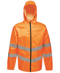 Regatta High-vis Pro Pack-away Jacket - Orange