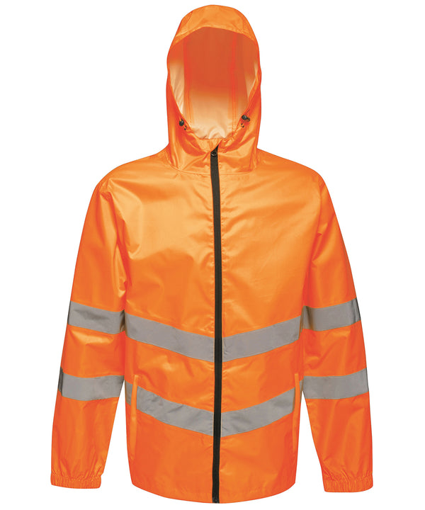 Regatta High-vis Pro Pack-away Jacket - Orange