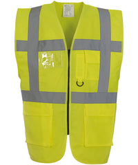 Yoko Multifunctional Executive Hi-vis Waistcoat - Yellow*