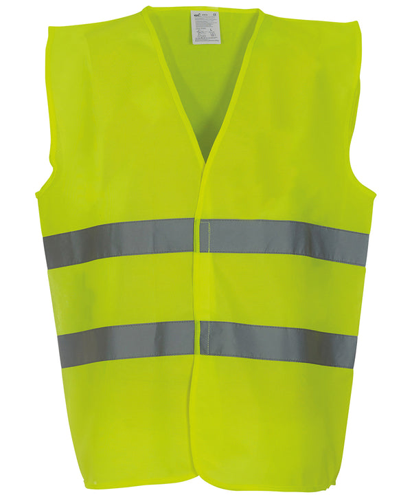 Yoko Hi-vis 2-band Waistcoat - Yellow