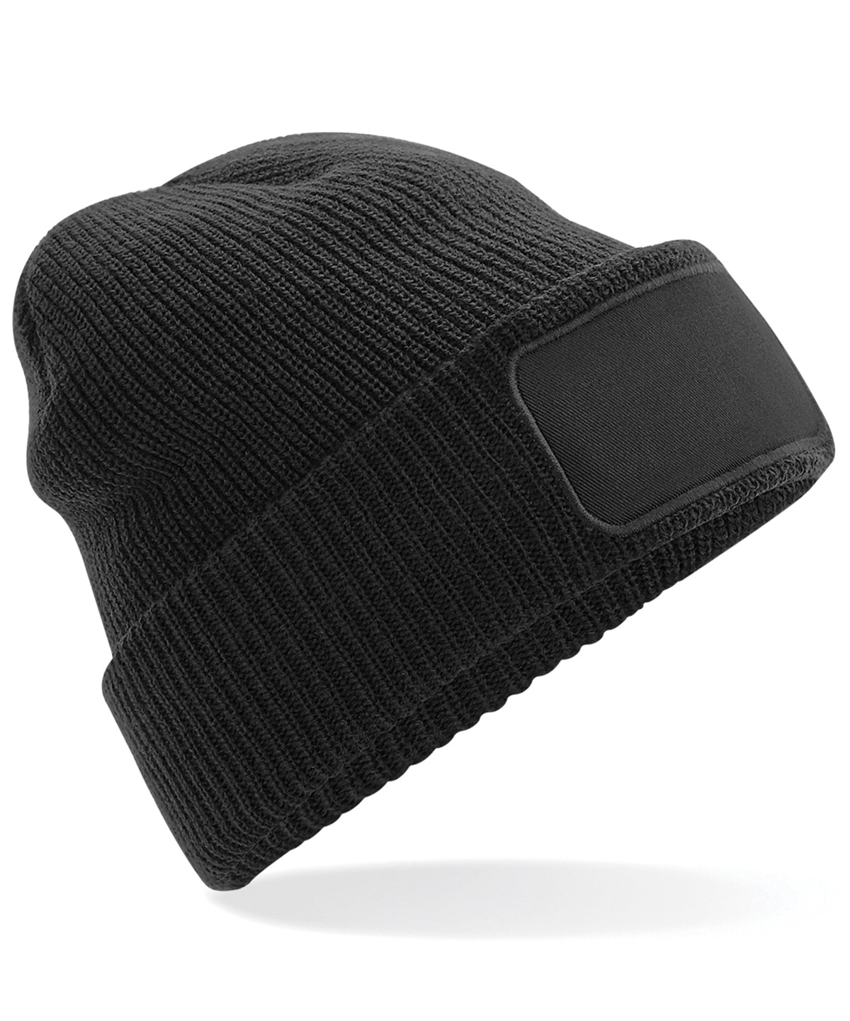 Beechfield Thinsulate™ Patch Beanie - Black