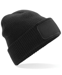 Beechfield Thinsulate™ Patch Beanie - Black