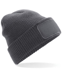 Beechfield Thinsulate™ Patch Beanie - Graphite Grey