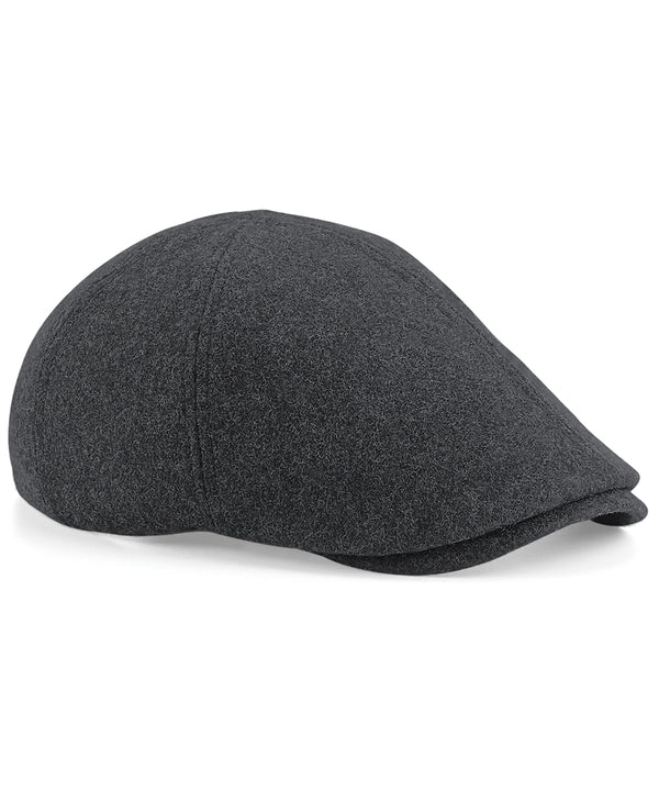 Beechfield Melton Wool Ivy Cap - Charcoal Marl