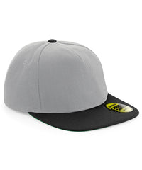 Beechfield Original Flat Peak Snapback - Grey/Black