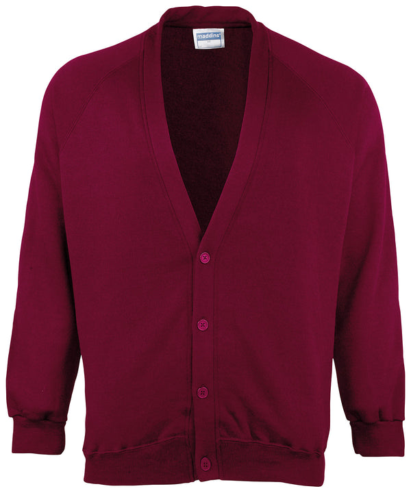 Maddins Kids Coloursure™ Cardigan - Burgundy