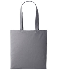 Nutshell Cotton Shopper Long Handle - Slate Light Grey