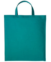 Nutshell Cotton Shopper Short Handle - Jade