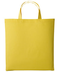 Nutshell Cotton Shopper Short Handle - Lemon