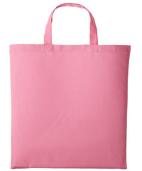 Nutshell Cotton Shopper Short Handle - Pastel Pink