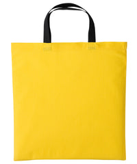 Nutshell Varsity Cotton Shopper Short Handle - Sunflower/Black