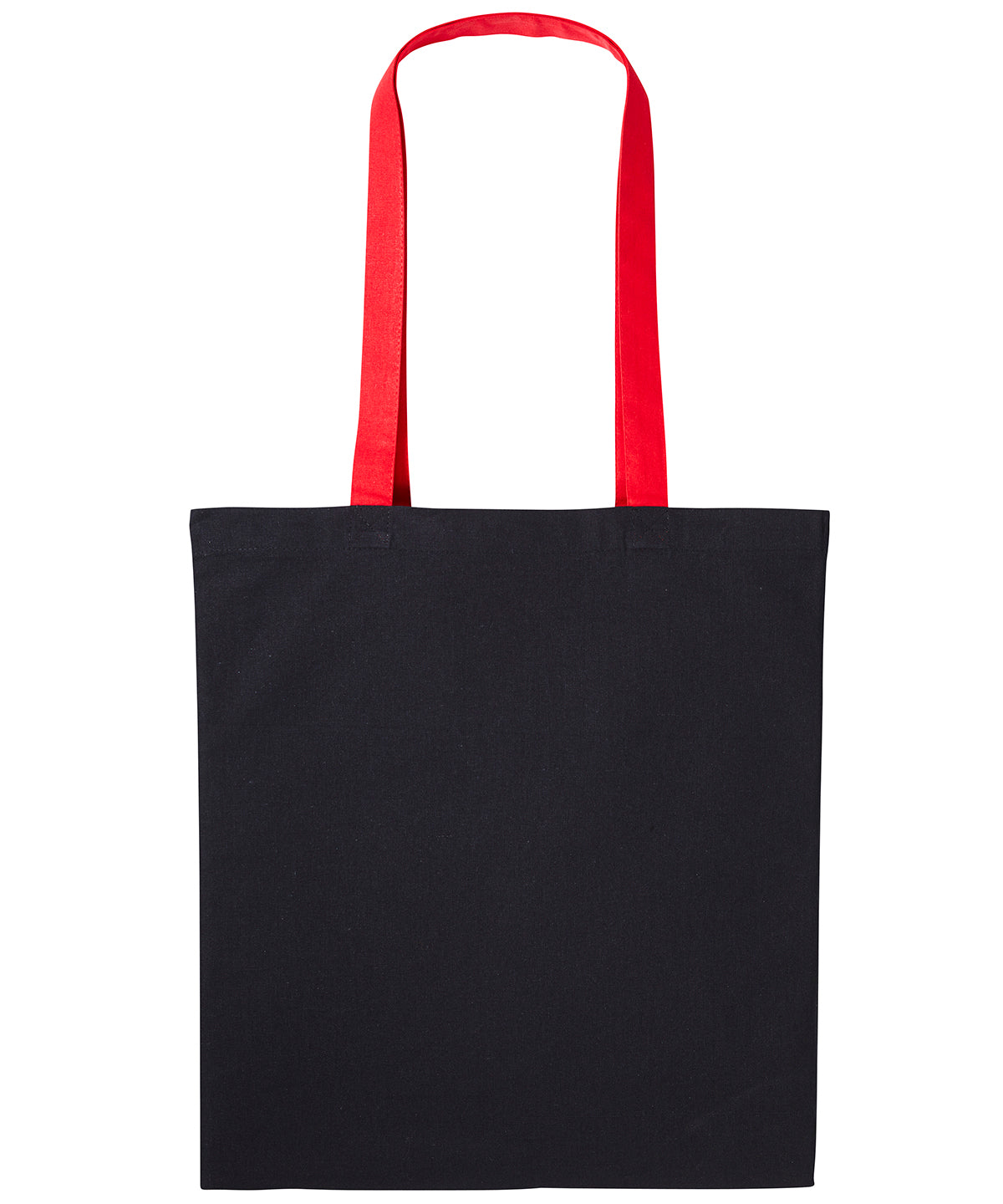 Nutshell Varsity Cotton Shopper Long Handle - Black/Fire Red
