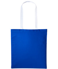 Nutshell Varsity Cotton Shopper Long Handle - Royal/White