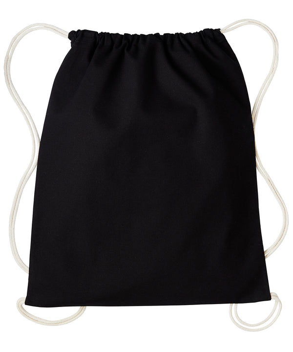 Nutshell Gymsac with Cords - Black/Natural