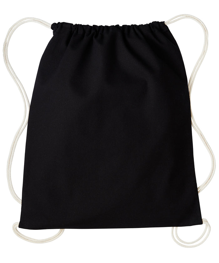 Nutshell Gymsac with Cords - Black/Natural