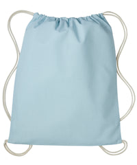 Nutshell Gymsac with Cords - Pastel Blue/Natural