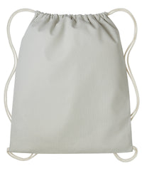 Nutshell Gymsac with Cords - Pastel Grey/Natural