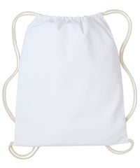 Nutshell Gymsac with Cords - White/Natural