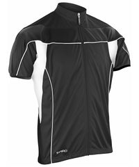 Spiro Bikewear Full-zip Top - Black/White