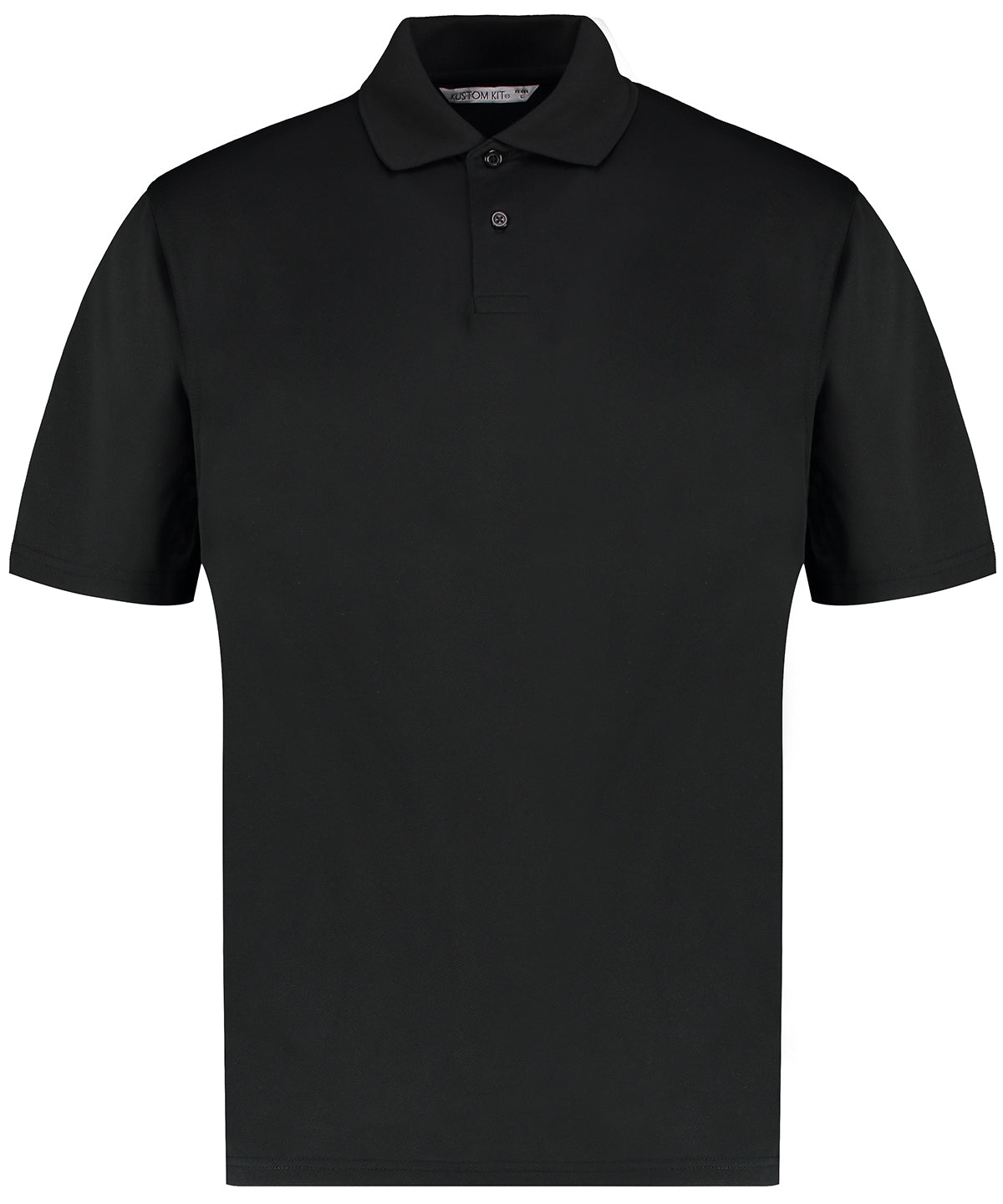 Kustom Kit Regular Fit Superwash® 60° Piqué Polo with Cooltex® Plus - Black*