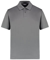 Kustom Kit Regular Fit Superwash® 60° Piqué Polo with Cooltex® Plus - Charcoal*