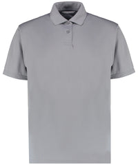 Kustom Kit Regular Fit Superwash® 60° Piqué Polo with Cooltex® Plus - Heather Grey Solid