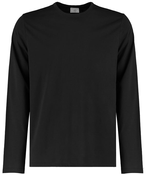 Kustom Kit Long Sleeve Superwash® 60°C Tee (fashion Fit) - Black