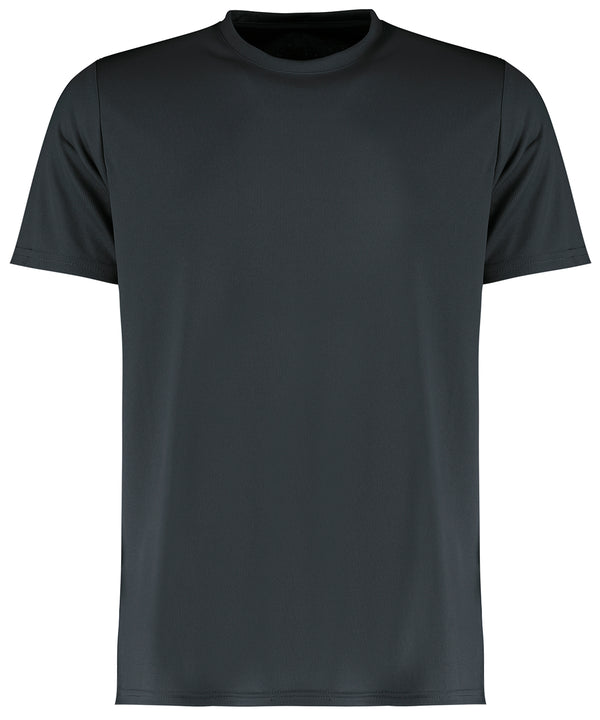 Kustom Kit Regular Fit Micro Mesh Tee with Cooltex® Plus - Graphite*