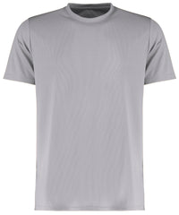 Kustom Kit Regular Fit Micro Mesh Tee with Cooltex® Plus - Heather Grey Solid