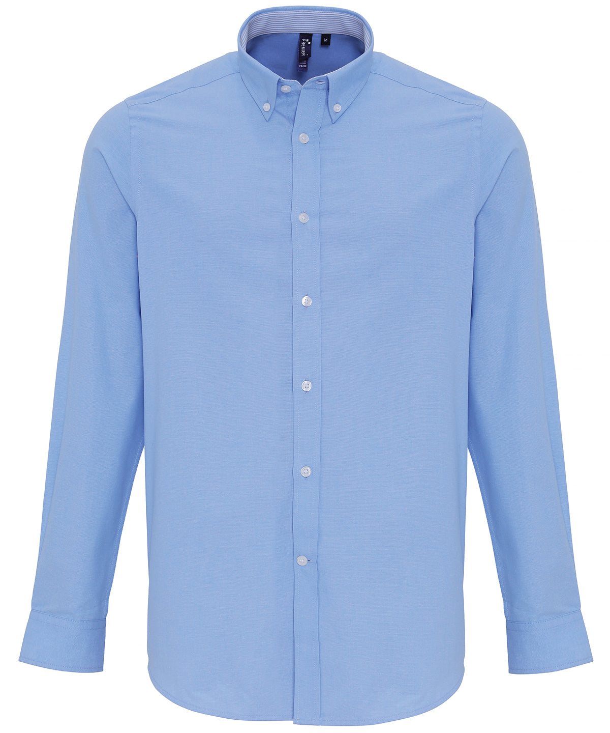 Premier Cotton-rich Oxford Stripes Shirt - Oxford Blue