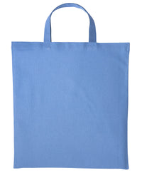 Nutshell Cotton Shopper Short Handle - Cornflower Blue