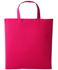 Nutshell Cotton Shopper Short Handle - Hot Pink