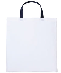 Nutshell Varsity Cotton Shopper Short Handle - White/Oxford Navy