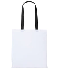 Nutshell Varsity Cotton Shopper Long Handle - White/Black