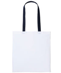 Nutshell Varsity Cotton Shopper Long Handle - White/Oxford Navy